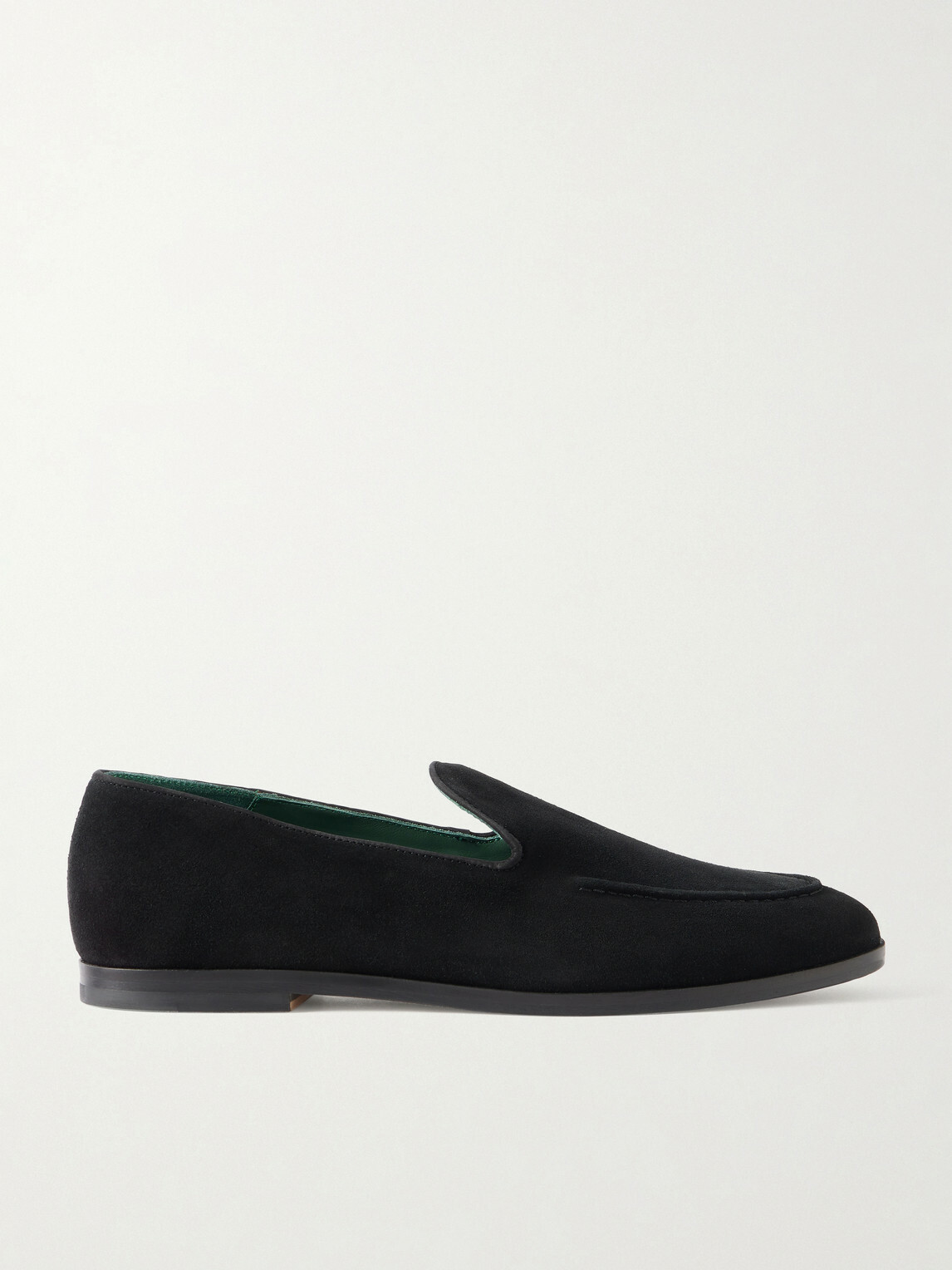 VINNY's - Marcel Suede Loafers - Black