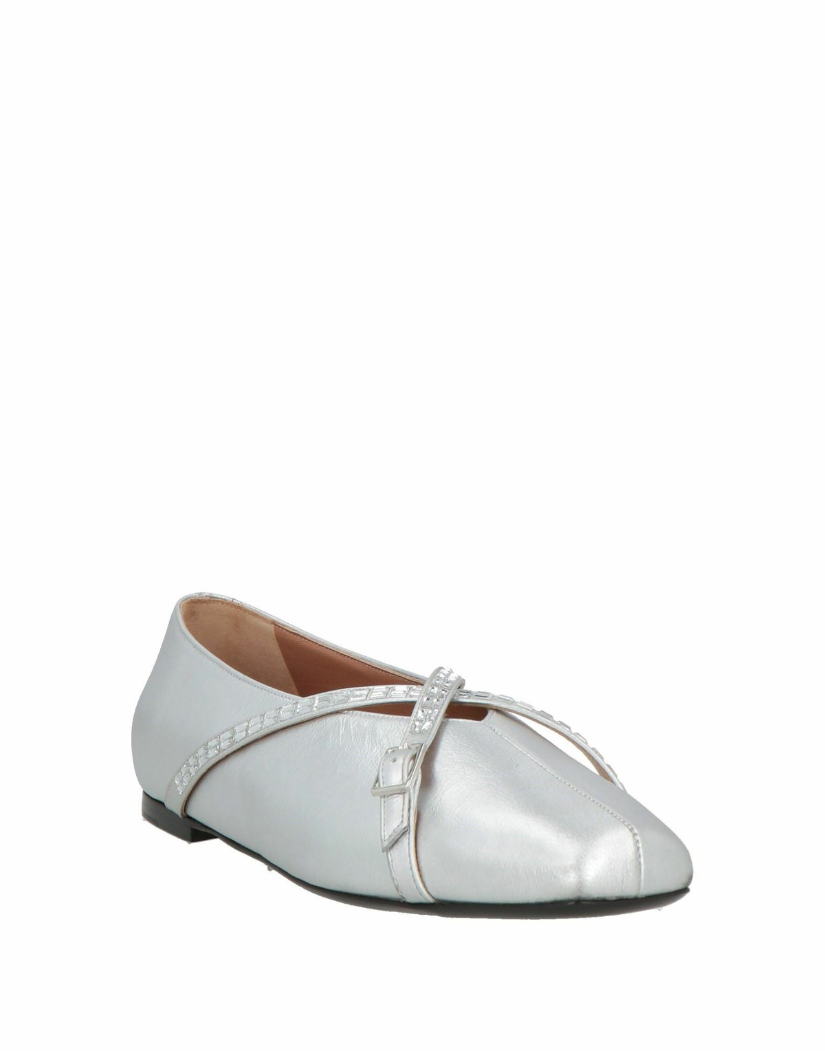 D'accori Womens Ballet flats in Silver