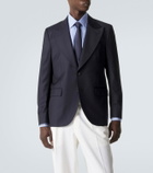 Rubinacci Single-breasted virgin wool blazer