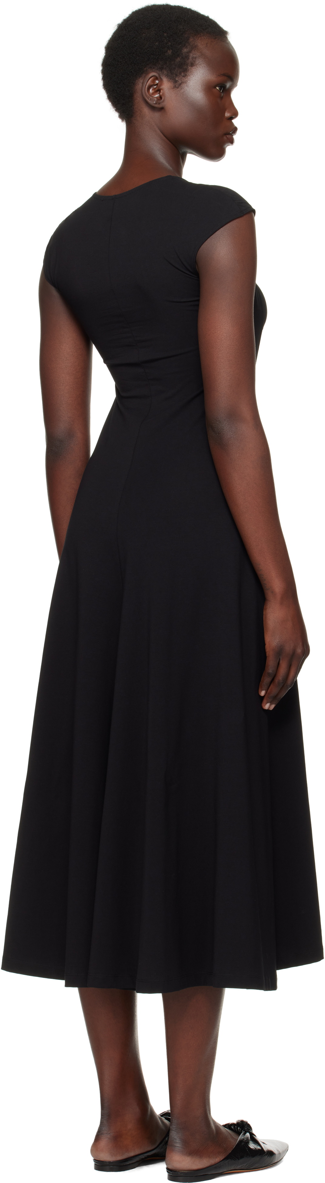 Beaufille Black Baes Midi Dress