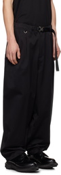 MASTERMIND WORLD Black Belted Wide Fit Easy Trousers