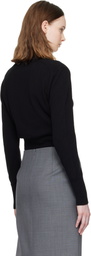 Cecilie Bahnsen Black Dua Cardigan