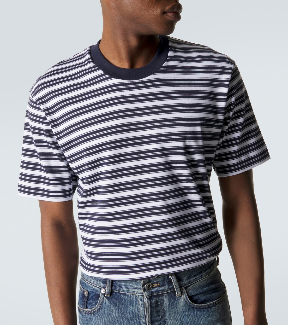 Sunspel Striped cotton jersey T-shirt