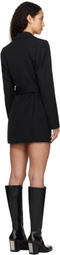 Alexander Wang Black Belted Blazer Minidress