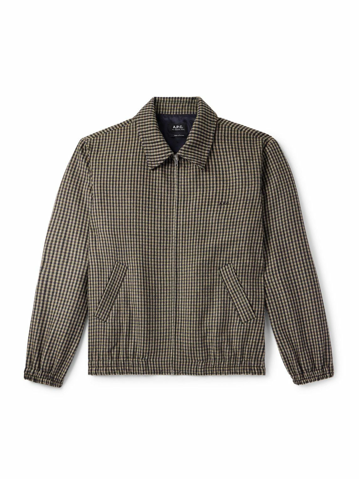 A.P.C. - Ivan Herringbone Wool-Blend Coat - Men - Gray A.P.C.