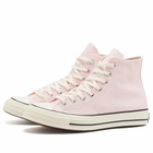 Converse Chuck Taylor 1970s Hi Sneaker in Pink Frosting/Egret/Black