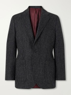 Rubinacci - Herringbone Virgin Wool Blazer - Gray
