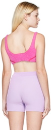 Jacquemus Pink Le Papier 'Le Bandeau Ascosu' Bra