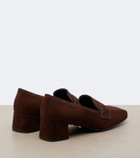 Prada Suede loafer pumps