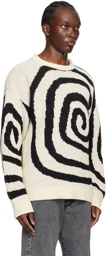 FORMA Off-White Spiral Sweater