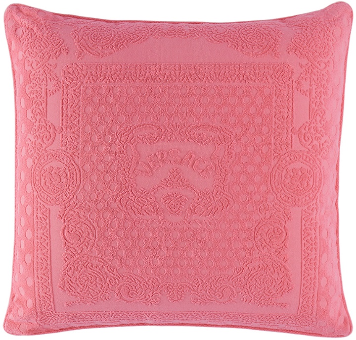 Photo: Versace Pink Seashell Baroque Double-Faced Pillow