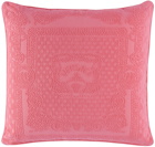 Versace Pink Seashell Baroque Double-Faced Pillow