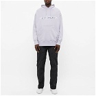 Givenchy Men's Barbed Wire Tufting Logo Hoody in Lilac
