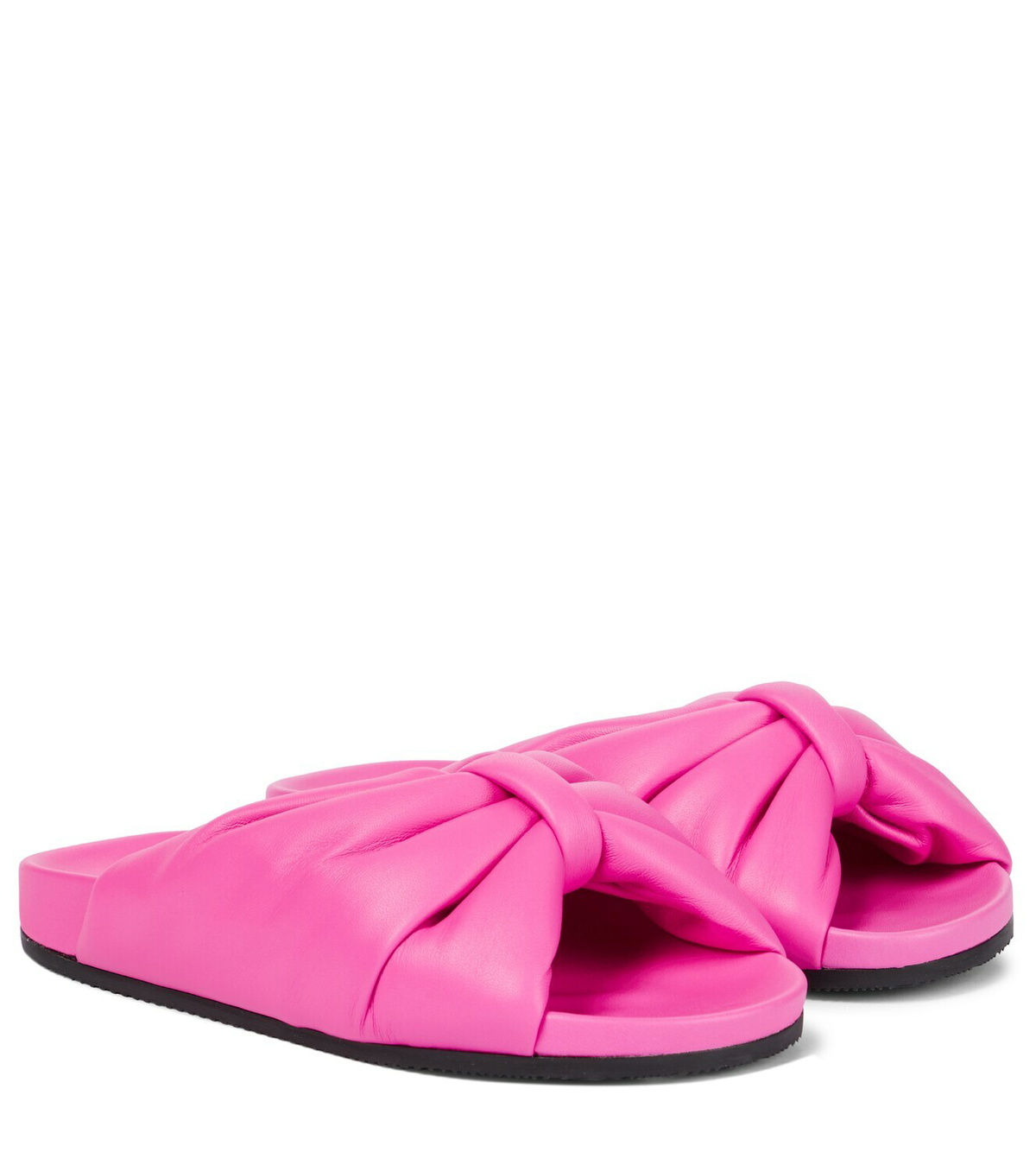 Balenciaga Puffy leather slides Balenciaga