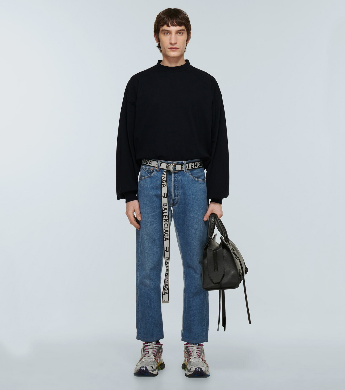 Balenciaga - Crewneck cotton sweatshirt