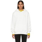 Acne Studios White Logo Hoodie