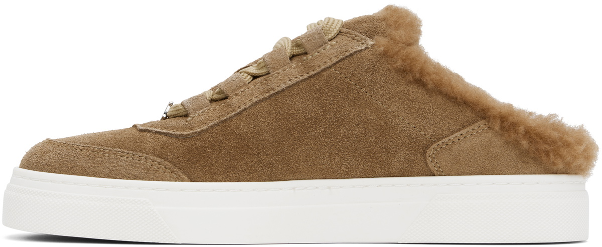 Max Mara Tan Slide Sneakers