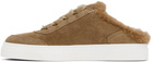 Max Mara Tan Slide Sneakers