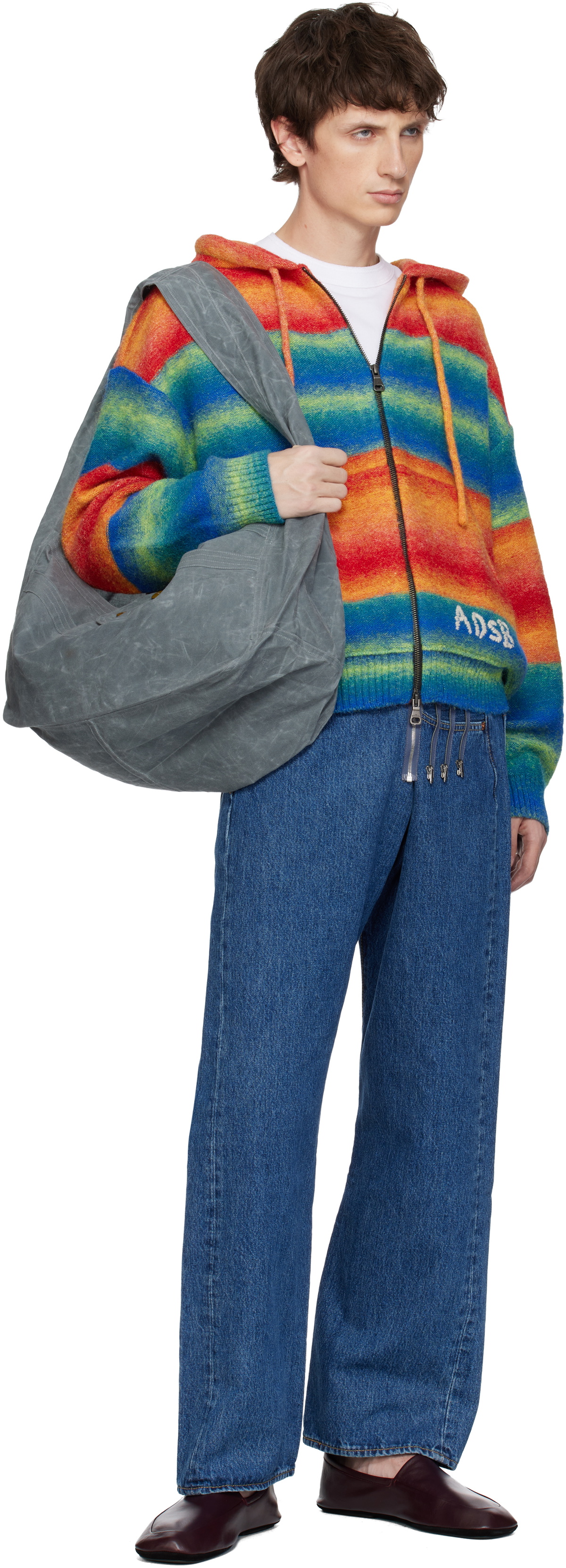 SC103 Gray Cocoon Bag