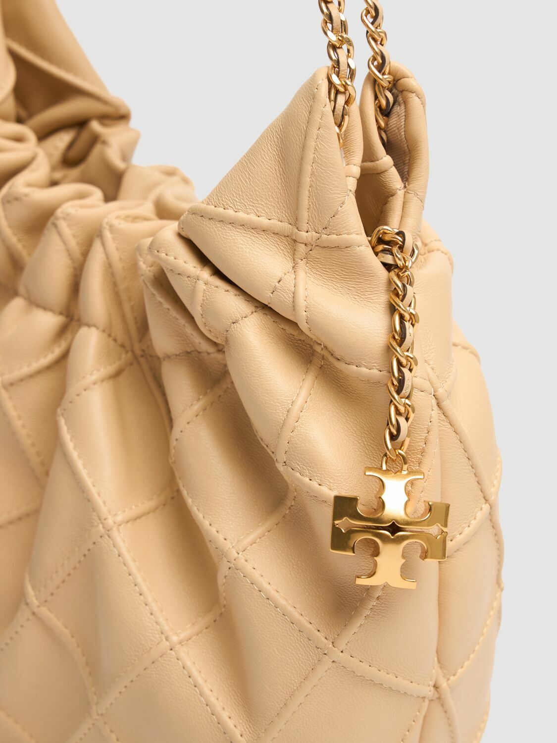 【関税&送料込】Tory Burch Fleming Mini Hobo Leather Handbag Tory Burch Fleming Mini Quilted Leather Hobo Bag | Neiman Marcus