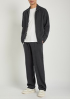 Paige Cremonesi Straight-leg Knit Sweatpants Charcoal