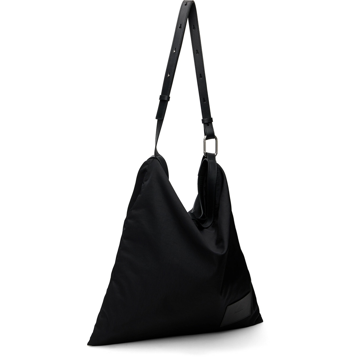 Jil Sander Black Soft Rolled Bag
