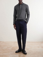Zegna - Cotton Polo Shirt - Gray