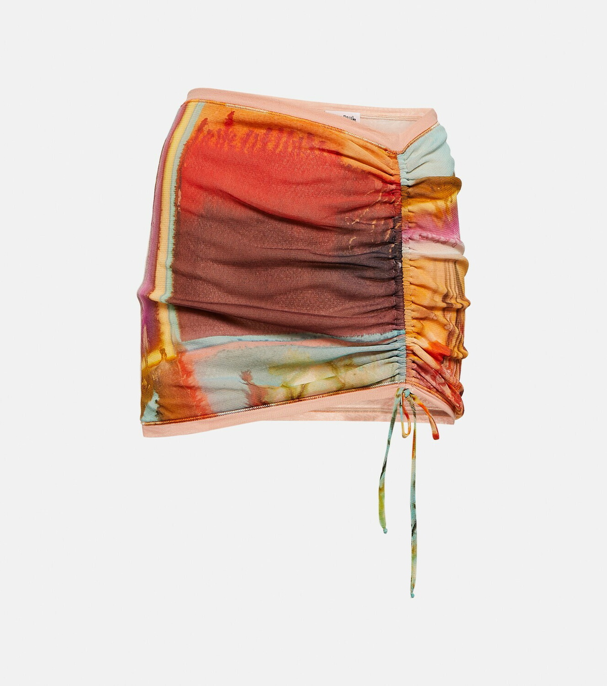 Jean Paul Gaultier Flowers Collection ruched miniskirt Jean Paul Gaultier