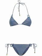 ZIMMERMANN August Lurex Ring Tie Bikini