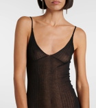 Nensi Dojaka x Calvin Klein sheer midi dress