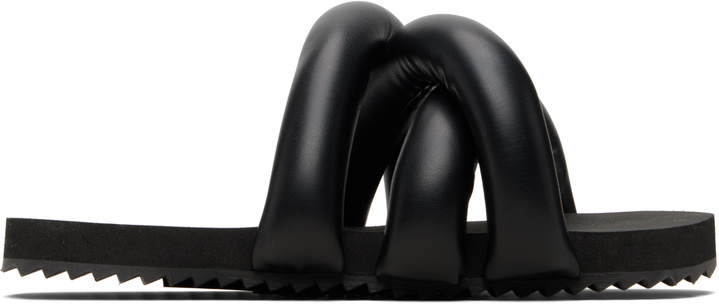 Photo: YUME YUME Black Tyre Slide Sandals