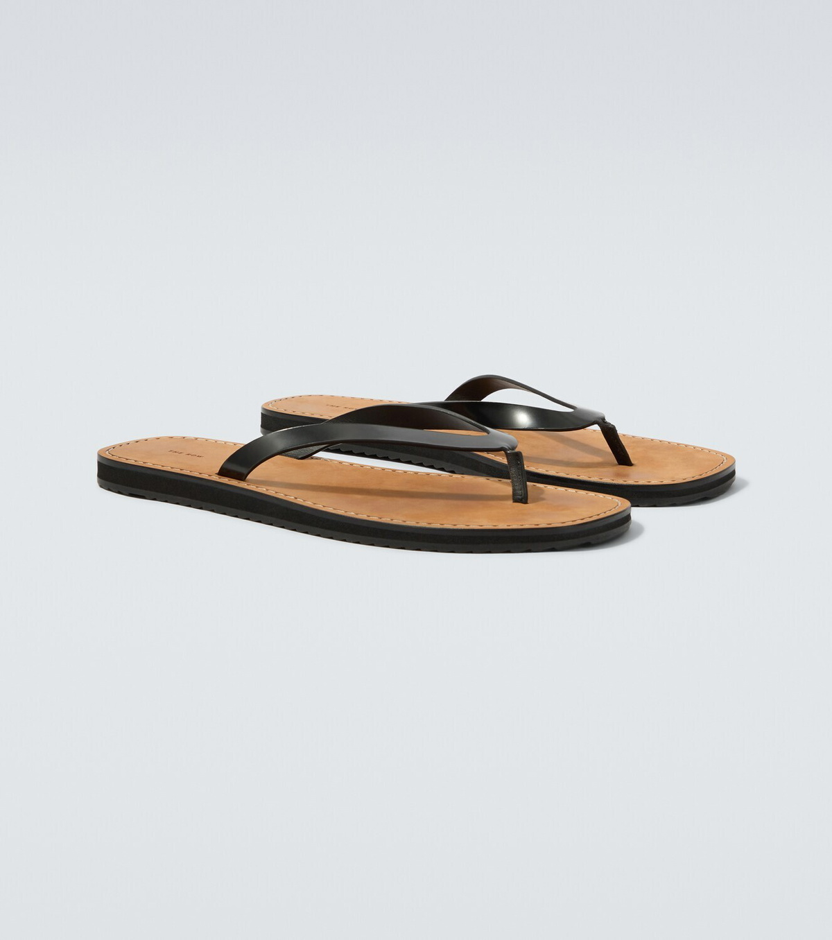 The Row City leather thong sandals