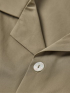 RÓHE - Camp-Collar Cotton-Twill Shirt - Green