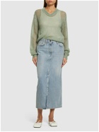 LOULOU STUDIO - Rona Cotton Denim Long Skirt