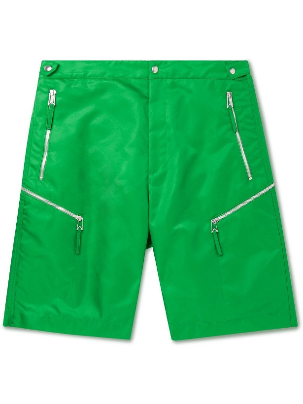 Photo: Bottega Veneta - Wide-Leg Shell Bermuda Shorts - Green