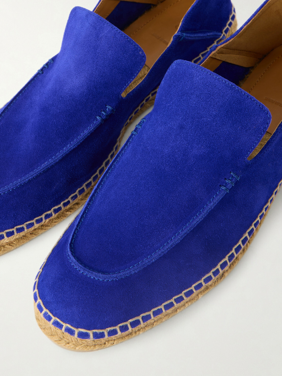TOM FORD - Finn Collapsible-Heel Suede Espadrilles - Blue