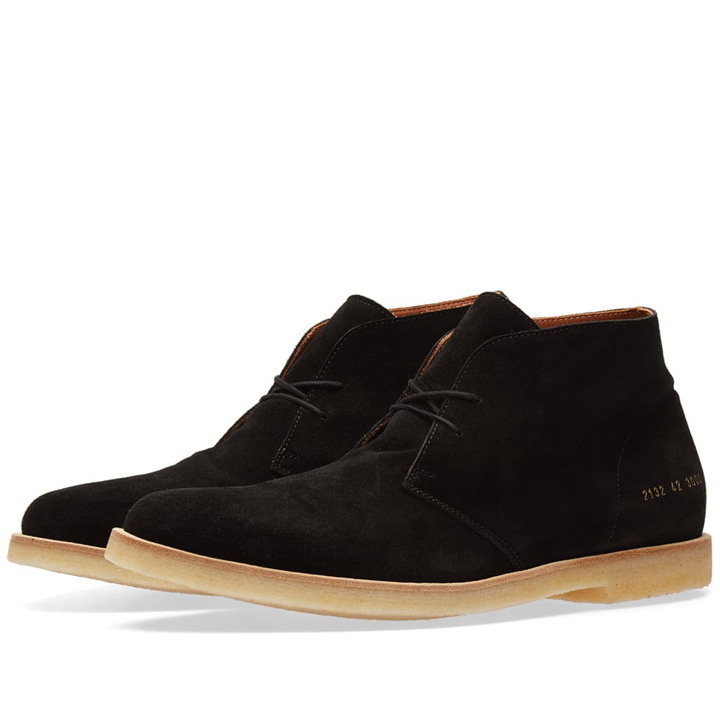 Photo: Common Projects Chukka Suede Black