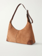 Brunello Cucinelli - Leather-Trimmed Suede Tote Bag