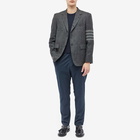 Thom Browne Men's Unstructured Tweed Blazer in Dark Grey