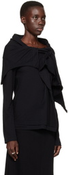 YOHJI YAMAMOTO Black Stole Blouse