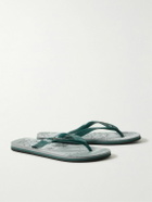 Maison Kitsuné - Havaianas Logo-Print PVC and Rubber Flip Flops - Green