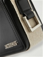 Jacquemus - Le Cuerda Canvas-Trimmed Leather Messenger Bag