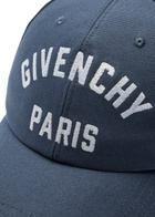 Givenchy Curved Logo-embroidered Cotton cap - Navy - One Size