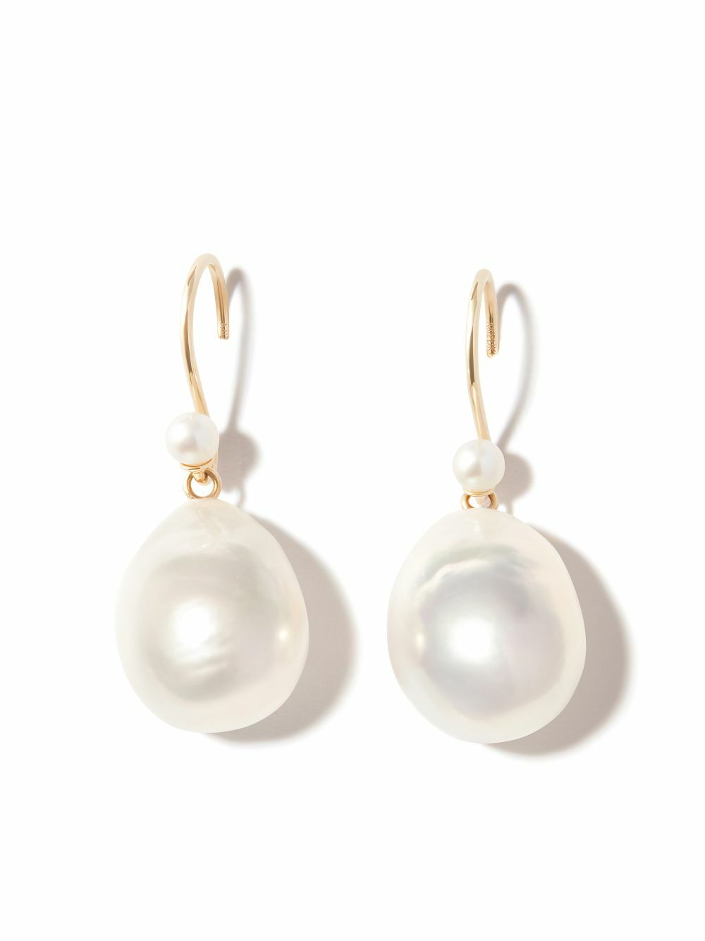 MIZUKI☆ 14K Yellow Gold Sea of Beauty Pearl Drop Earrings Mizuki 14K Yellow Gold Sea Of Beauty Pearl Drop Earrings Mizuki