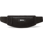 Palm Angels - Logo-Appliquéd Suede Belt Bag - Black