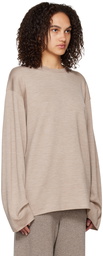 The Row Beige Naso Sweatshirt