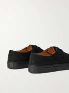 Mr P. - Larry Suede Derby Shoes - Black