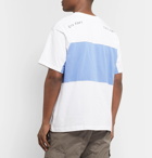 Cav Empt - Printed Panelled Cotton-Jersey T-Shirt - White