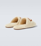 Valentino Garavani VLogo shearling slippers