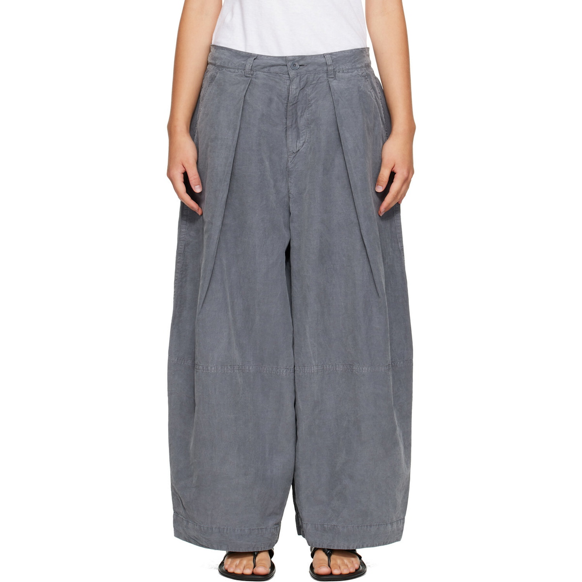 YMC Gray Deadbeat Trousers